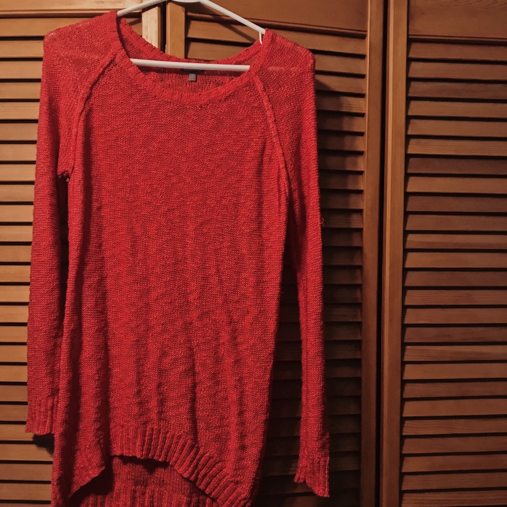 Coral sweater